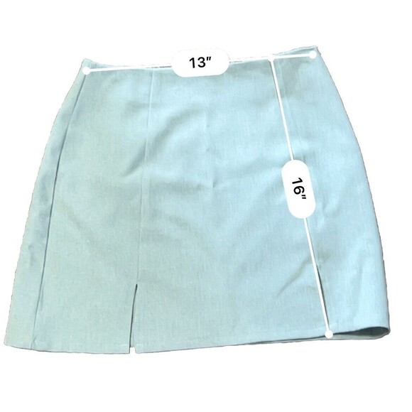 Y2K Miniskirt Nastygal/Forever 21 Lot Of 2 Small Medium Blue Pink Solid Stripes - Picture 7 of 12